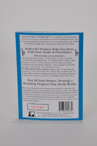 Perfect Pet Products Equine Worm Test detects Worms in Horses, Mules, Cattle, Chicken, Goats, Camels, etc. (Just Collect Sample and Mail to Our Vet Lab)