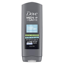 Load image into Gallery viewer, Dove Men+Care Body Wash and Face Wash Clean Comfort 13.5 oz for Dry Skin Effectively Washes Away Bacteria While Nourishing Your Skin
