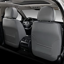 Load image into Gallery viewer, Coverado Seat Covers, Breathable Faux Leather Car Seat Cushions with Lumbar Support, Universal Auto Accessories Full Set Fit for Most Cars, Sedans, SUVs and Trucks, Gray
