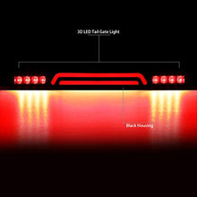 Load image into Gallery viewer, Compatible with 03-06 Dodge Ram Truck 2500 3500 Black Housing 3D LED Bar Center Tailgate Lamp Brake Light

