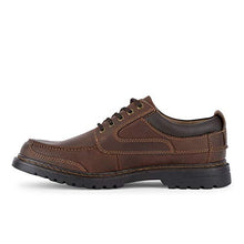 Load image into Gallery viewer, Dockers Mens Overton Leather Rugged Casual Oxford Shoe with Stain Defender - Wide Widths Available, Red Brown, 12 W
