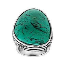 Load image into Gallery viewer, Silpada 'Tumbled Turquoise' Natural Turquoise Ring in Sterling Silver, Size 9
