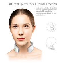 Load image into Gallery viewer, QUINEAR Neck Massager with Heat, Intelligent Wireless Electric Pulse Neck Massage Device Helpful for Pain Relief &amp; Deep Relaxation - 5 Massage Modes, 16 Intensities &amp; 2 Heating Function
