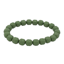 Load image into Gallery viewer, eleeColorful Power Health Ion Tourmaline Beads Stretch Bracelet Wristband Balance w/Box (Green)
