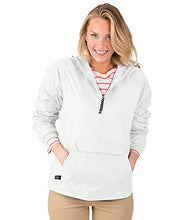 Load image into Gallery viewer, Charles River Apparel unisex adult &amp; Water-resistant Pullover Rain (Reg/Ext Sizes) Windbreaker Jacket, White, Large US
