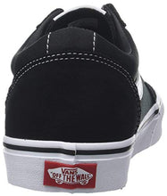 Load image into Gallery viewer, Vans Men's Low-Top Sneakers, Black Suede Canvas Black White C24, 9 UK
