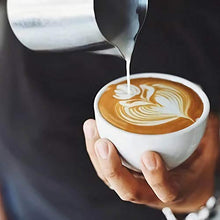 Load image into Gallery viewer, Milk Frothing Pitcher 32oz,Espresso Steaming Pitcher 32oz,Espresso Machine Accessories,Milk Frother Cup 32oz,Milk Coffee Cappuccino Latte Art,Stainless Steel Jug
