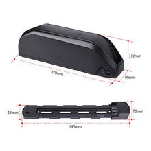 Load image into Gallery viewer, 1000W 52V Ebike Battery, 52V 17.5AH Eletric Bike Battery with Charger, BMS Protection Board, Waterproof Shell, Battery Level Light and Safe Lock, Lithium Li-ion Battery for 1200W 1000W 750W 500W 350W

