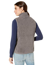 Load image into Gallery viewer, Amazon Essentials Women&#39;s Polar Fleece Lined Sherpa Vest, Medium Grey, Small
