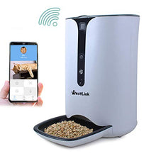 Load image into Gallery viewer, WESTLINK Automatic Cat Dog Feeder Smart Feed with WiFi Camera Pet Food Dispenser with Time and Meal Size Programmable 7L Large Hopper Up to 6 Meals
