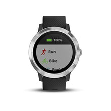 Load image into Gallery viewer, Garmin 010-01769-01 Vivoactive 3, GPS Smartwatch with Contactless Payments and Built-In Sports Apps, Black with Silver Hardware
