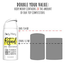 Load image into Gallery viewer, Body Merry Retinol Face Moisturizer &amp; Eye Cream for Face, Neck and Eyes | Anti Aging, Facial Moisturizer, Wrinkle Cream and Acne Spot Treatment with Retinol &amp; Hyaluronic Acid (3.4 oz)
