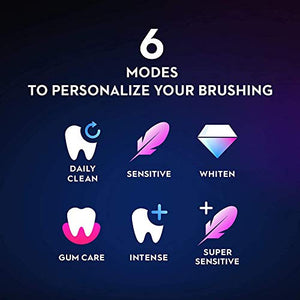 Oral-B iO Series 8 Electric Toothbrush with 2 Replacement Brush Heads, Black Onyx
