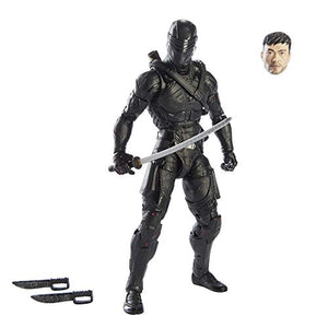 Hasbro G.I. Joe Classified Series Snake Eyes: G.I. Joe Origins Snake Eyes Action Figure 16, Premium 6-Inch Scale Toy with Custom Package Art , Black
