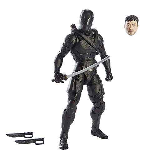 Hasbro G.I. Joe Classified Series Snake Eyes: G.I. Joe Origins Snake Eyes Action Figure 16, Premium 6-Inch Scale Toy with Custom Package Art , Black
