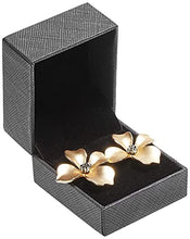 Load image into Gallery viewer, 14K Gold Plated Fashion Metal Flower Petals Simple Personality Trend luxury flower with S925 Silver Needle for Women Girl Gifts Valentines/Birthday/Anniversary/Mother’s Day
