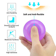 Load image into Gallery viewer, Lightaling 100pcs White &amp; Purple Ocean Balls &amp; Pit Balls Soft Plastic Phthalate &amp; BPA Free Crush Proof - Reusable and Durable Storage Mesh Bag with Zipper
