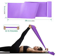 Load image into Gallery viewer, Wosweet Exercise Resistance Bands Set, 11 Pack Workout Bands Set with Poster, 5 Loop Resistance Bands 2 Resistance Bands for Hips 1 Non-Latex Elastic Bands Arm Workout Pull Rop Carry Bag
