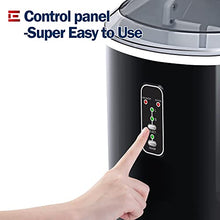 Load image into Gallery viewer, Euhomy Ice Maker Machine Countertop, 26 lbs in 24 Hours, 9 Cubes Ready in 6 Mins, Electric Ice Maker and Compact Potable Ice Maker with Ice Scoop and Basket. Perfect for Home/Kitchen/Office.(Silver)
