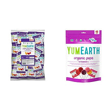 Load image into Gallery viewer, YumEarth Organic Fruit Snacks, 50 snack packs &amp; Organic Vitamin C Lollipops, 8.5 Ounce Bag ( Packaging May Vary )
