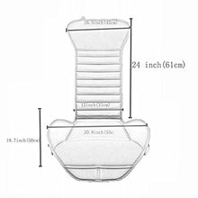 Load image into Gallery viewer, EDEALYN New Universal car seat Cover PU Leather Car Seat Cushion Car seat backrest pad - Car Interior Accessories,1 PCS (Black-B)
