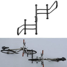 Load image into Gallery viewer, CyclingDeal Adjustable 2 Bike Floor Parking Rack Indoor Home Storage Garage Bicycle Nook Rack Free Standing Apartment Stands - Great for Mountain Road Kids Hybrid Bikes

