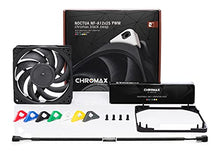 Load image into Gallery viewer, Noctua NF-A12x25 PWM chromax.Black.swap, Premium Quiet Fan, 4-Pin (120mm, Black)
