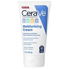 Load image into Gallery viewer, CeraVe Baby Cream | Gentle Moisturizing Cream with Hyaluronic Acid | Paraben, Phthalate, &amp; Fragrance Free | 5 Ounce | Packaging May Vary
