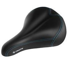 Load image into Gallery viewer, AIKATE Bike Seat, Most Comfortable Bike Saddle, Universal Replacement Bicycle Saddle, Waterproof Bicycle Seat with Extra Padded Memory Foam, Oversizes Bike Seat for Men/Women (Blue)
