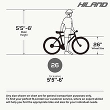 Load image into Gallery viewer, Hiland Full-Suspension Mountain Bike, Shimano 21 Speed, 26 Inch Wheel, for Men Women Bicycle Blue
