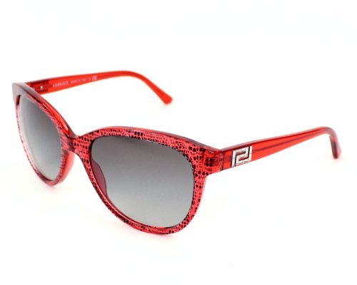 Versace VE4246B Sunglasses-500111 Lyzard Red (Gray Gradient Lens)-56mm