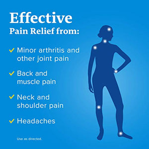 Aleve Arthritis Gelcap, Fast Acting All Day Pain Relief for Headaches, Muscle Aches, and Fever Reduction, Naproxen Sodium Gelcaps, 220 mg, Yellow, 160 Count