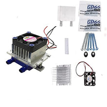 Load image into Gallery viewer, KOOBOOK 1Set 12V Thermoelectric Peltier Cooler Refrigeration Cooling Fan System Heatsink DIY Kit
