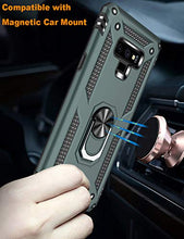 Load image into Gallery viewer, LUMARKE Galaxy Note 9 Case,Pass 16ft Drop Test Military Grade Heavy Duty Cover with Magnetic Kickstand Compatible with Car Mount Holder,Protective Phone Case for Samsung Galaxy Note 9 Pine Green
