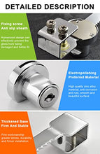 Load image into Gallery viewer, Sliding Glass Door Ratchet Lock Showcase Lock Glass Display Case Lock 8 Pack Keyed Alike
