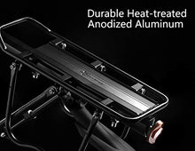 Load image into Gallery viewer, ROCKBROS Bike Bicycle Cargo Rack Rear Bike Rack for Back of Bike Carrier Rack with Fender Quick Release Mountain Road Bicycle Rear Racks 110-165 lbs Capacity Universal
