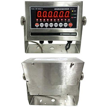 Load image into Gallery viewer, SellEton SL-700-SS-NTEP (48&quot;x48&quot;) Washdown Floor Scale - Weighing Scale with Smart Scale Indicator - Heavy Duty Stainless Steel Industrial Scale for Warehouse - Weight Scale (1000 lbs x 0.2 lb)
