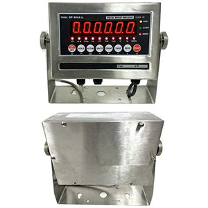 SellEton SL-700-SS-NTEP (48"x48") Washdown Floor Scale - Weighing Scale with Smart Scale Indicator - Heavy Duty Stainless Steel Industrial Scale for Warehouse - Weight Scale (1000 lbs x 0.2 lb)