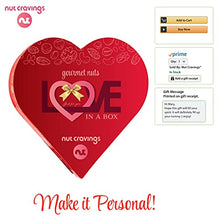 Load image into Gallery viewer, Gift Basket Holiday Gourmet Nuts, Love in A Box Heart Shaped Romantic Arrangement (6 Assortments, 2 LB) Xmas Food Bouquet Platter, Birthday Care Package, Healthy Kosher Snack Tray - Families
