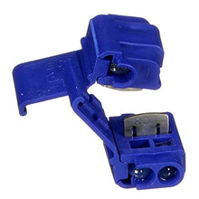 Load image into Gallery viewer, 3M Scotchlok Self-Stripping Moisture Resistant Electrical IDC (Insulation Displacement Connector) 804-BULK, Blue, 18-16 AWG (solid/stranded), 14 AWG (stranded), Pack of 500
