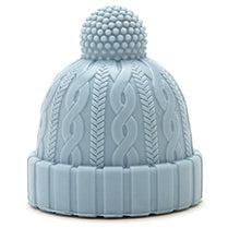 Load image into Gallery viewer, Beanie Cap Decorative Silicone Bottle Stopper in a gift box, Set of Two, Novelty Cork Replacement, Beverage and wine Keeper, champagne bottle stoppers (Blue &amp; Grey)
