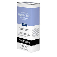 Load image into Gallery viewer, Neutrogena Healthy Skin Anti-Wrinkle Retinol Night Cream with Vitamin E and Vitamin B5 - Night Moisturizer Cream with Retinol, Vitamin E, Vitamin B5, Glycerin, 1.4 oz
