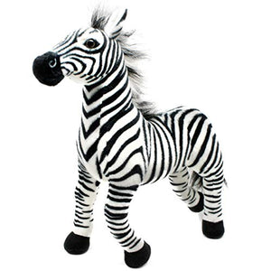 Zebenjo The Zebra - 16 Inch Stuffed Animal Plush - by Tiger Tale Toys