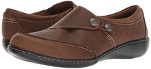 Load image into Gallery viewer, Clarks Women's Ashland Lane Q Loafer, dark tan leather, 110 M US
