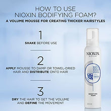 Load image into Gallery viewer, Nioxin Bodifying Foam, Hair Thickening Mousse for Thinning Hair, 6.7 oz

