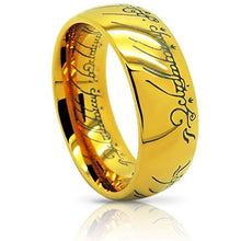 Load image into Gallery viewer, Atomic Jewelry ElvishThe One (Tungsten) Ring 18k Gold Plating (8)
