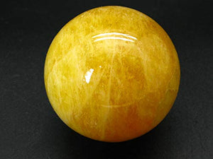 Incredible Agni Golden Yellow Danburite Sphere Ball from Tanzania - 2.5" - 348 Grams