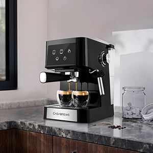 20 Bar Espresso Machine, Professional Espresso Maker with Milk Frother Steam Wand, Compact Espresso Coffee Maker and Cappuccino Machine With Touch Screen Panel for Cappuccino or Latte, Gift for Wife