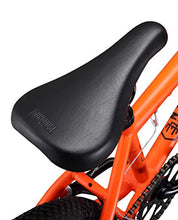 Load image into Gallery viewer, Mongoose Legion Mag Freestyle Sidewalk BMX Bike for-Kids,-Children and Beginner-Level to Advanced Riders, 20-inch Wheels, Hi-Ten Steel Frame, Micro Drive 25x9T BMX Gearing, Orange
