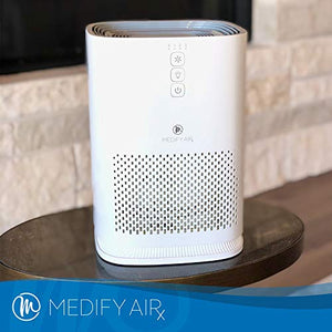 Medify MA-14W2 Medical Grade Filtration H13 HEPA Air Purifier for 200 Sq. Ft. (99.9%) Allergies, dust, Pollen, Perfect for Office, bedrooms, dorms and Nurseries - White, 2-Pack